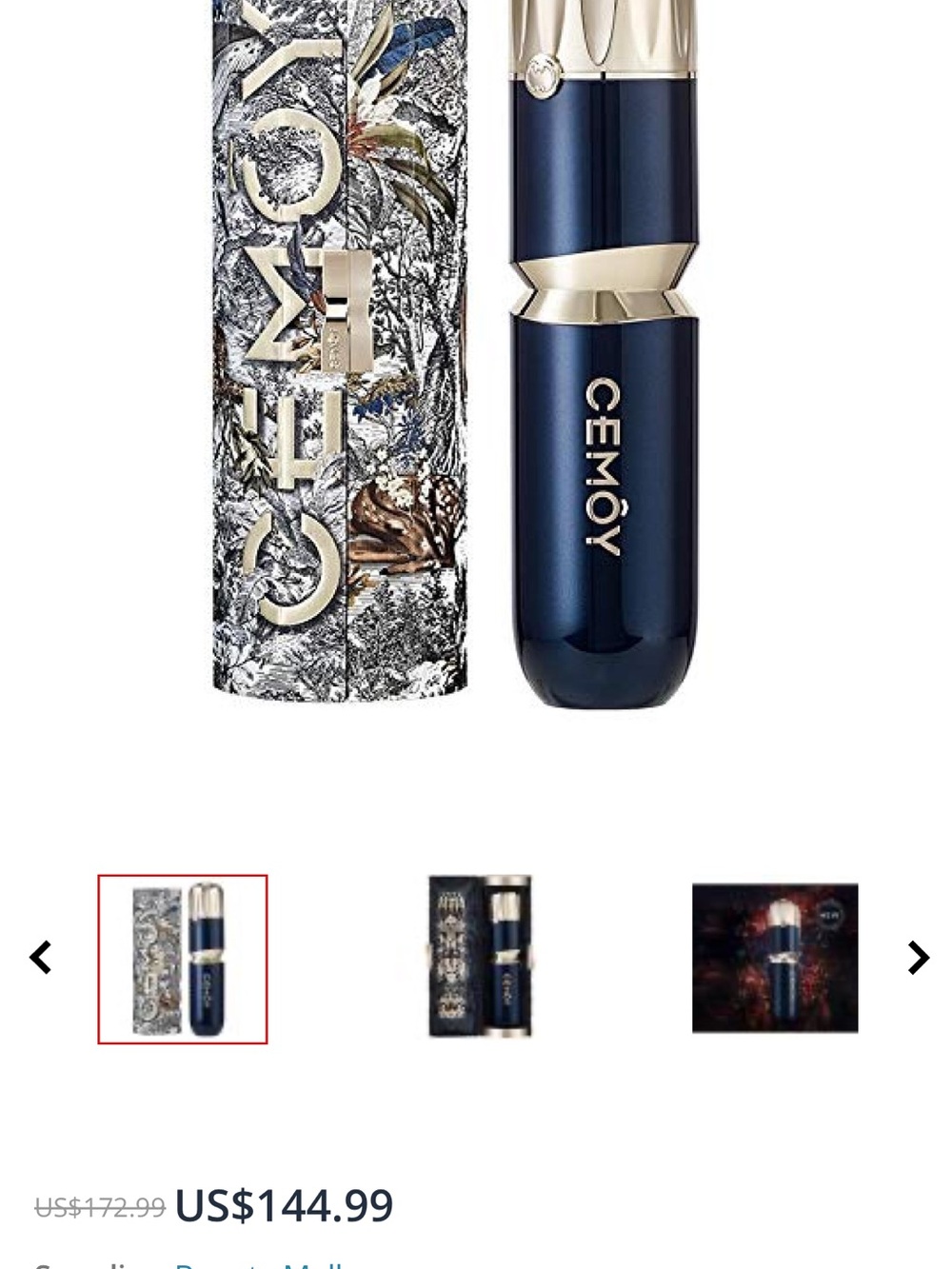 Cemoy- Australia 30 second miracle toner. MSRP $172